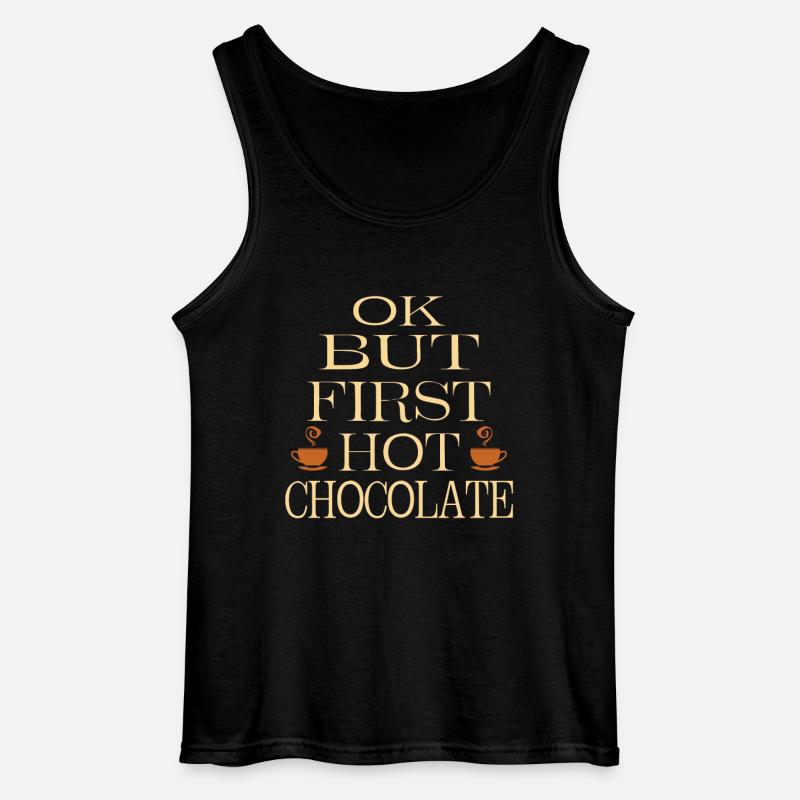 Hot chocolate - Gildan Männer Tank Top - Schwarz