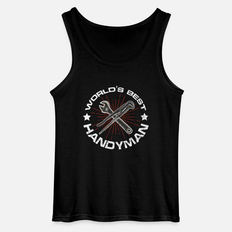 Heimwerker - Gildan Männer Tank Top - Schwarz