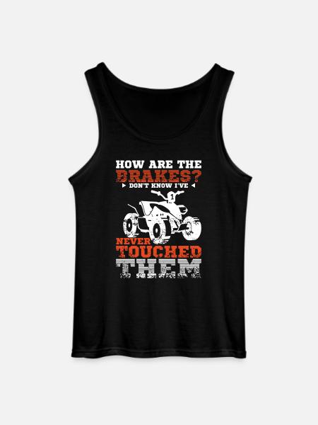 Brakes Quad Atv - Gildan Men’s Tank Top - black