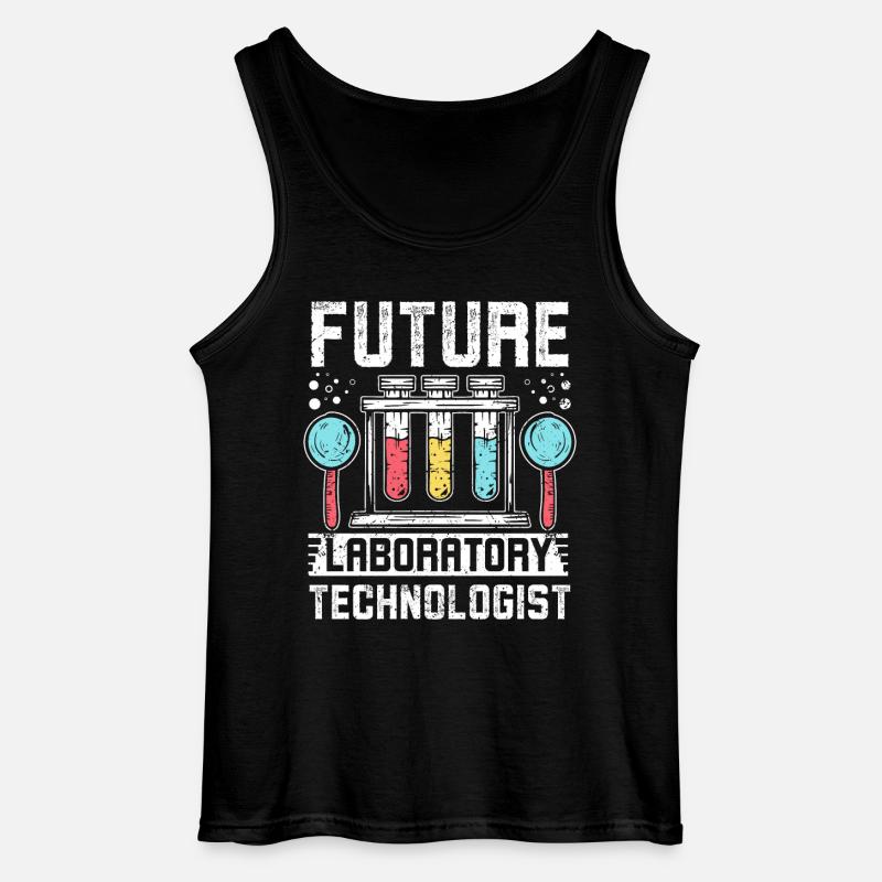 Future laboratory technologist - Gildan Männer Tank Top - Schwarz