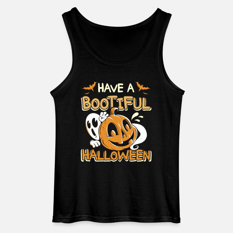 Have a bootiful halloween - Gildan Men’s Tank Top - black
