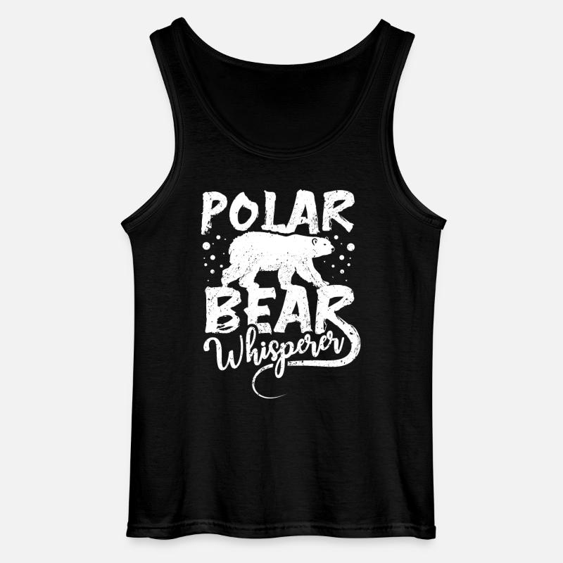 Polar bear whisperer - Gildan Männer Tank Top - Schwarz