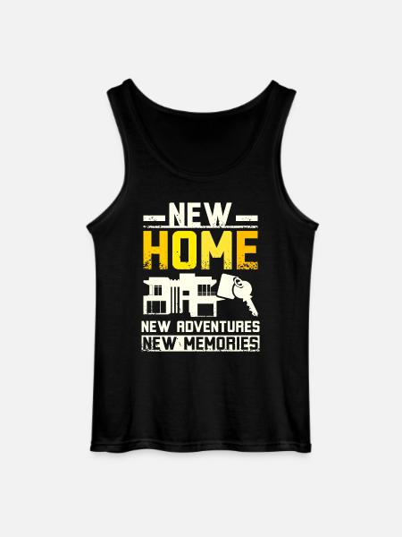 New home new adventure ne memories - Gildan Men’s Tank Top - black