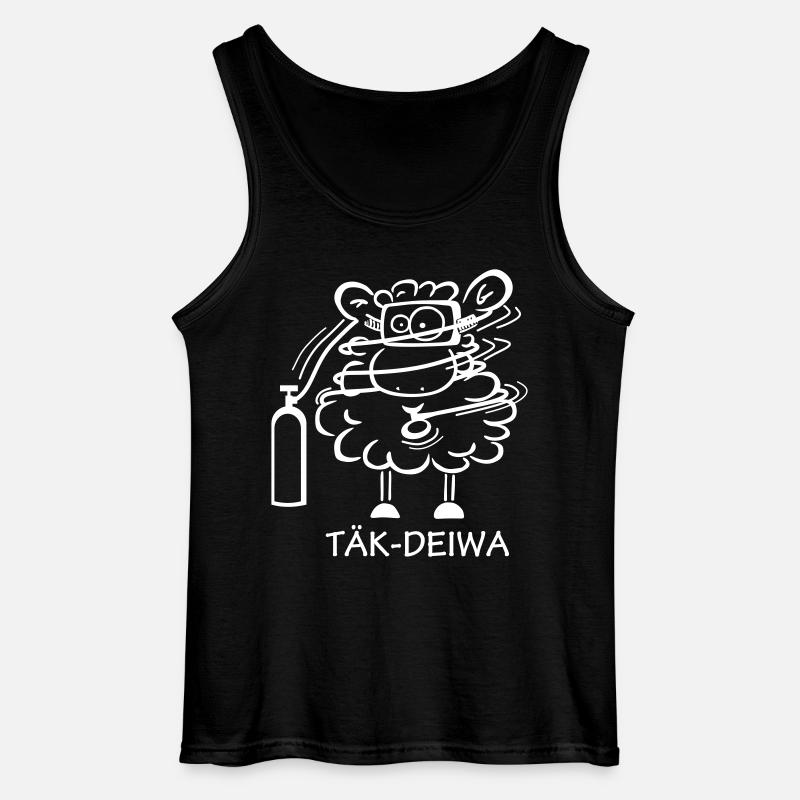 Tek-Diver - Gildan Männer Tank Top - Schwarz
