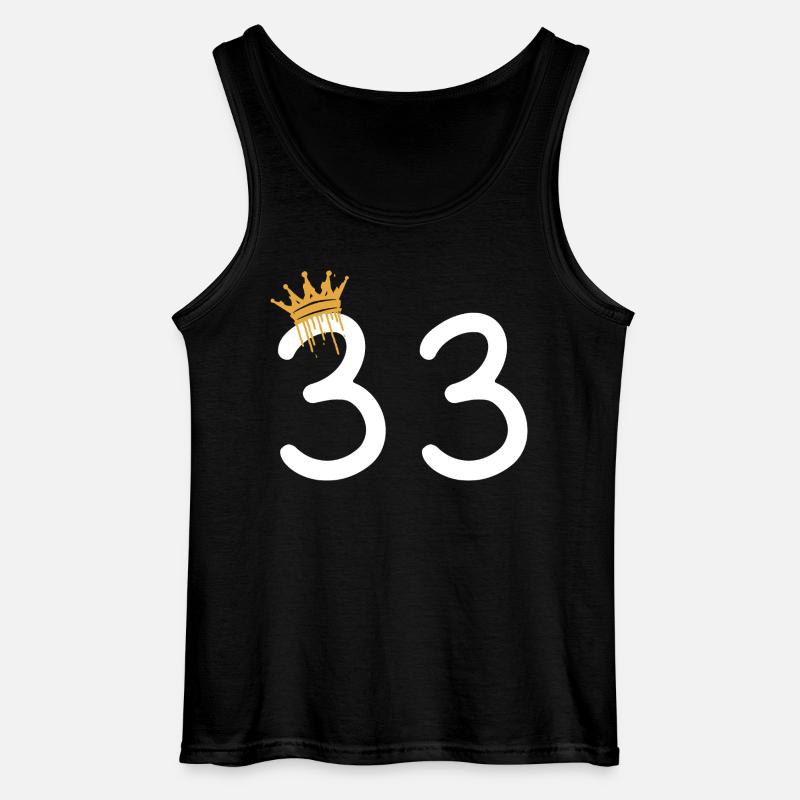 33 - Gildan Men’s Tank Top - black