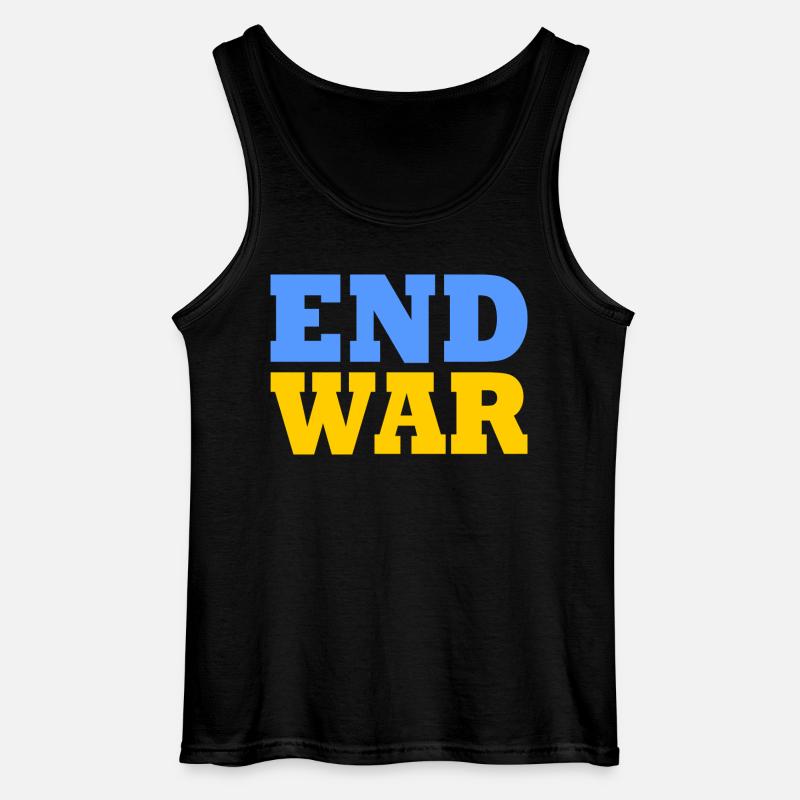 End war - Gildan Männer Tank Top - Schwarz