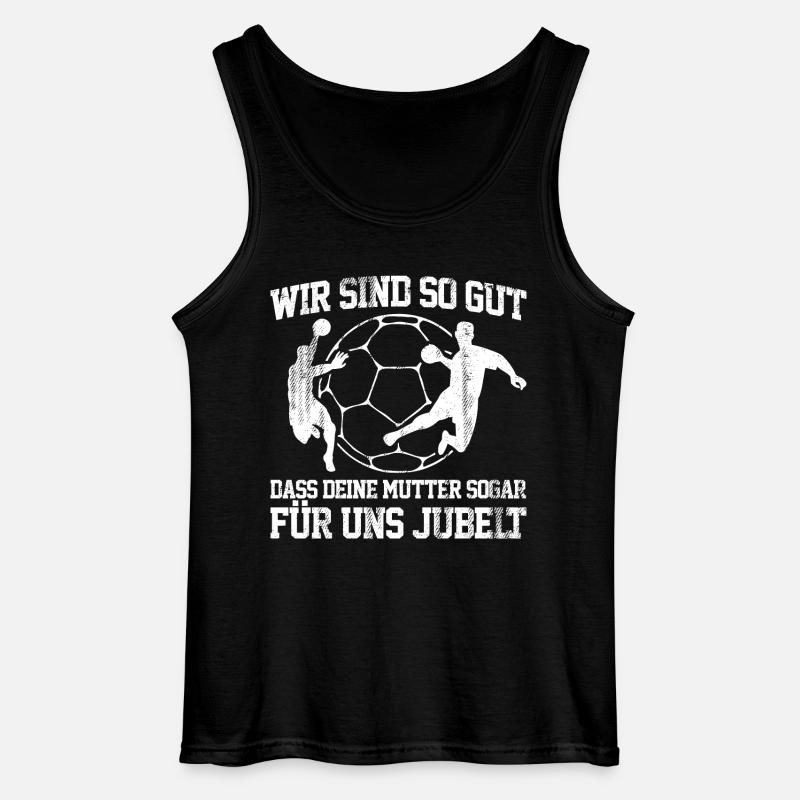 Handball - Mutter - Gildan Männer Tank Top - Schwarz