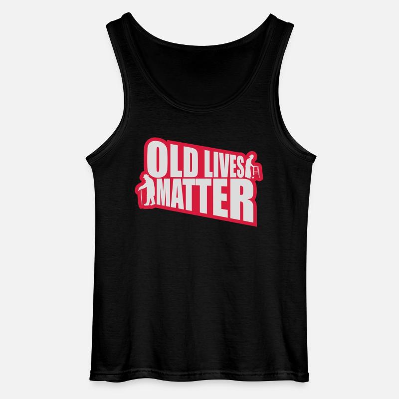 Citation Old Lives Matter - Débardeur Gildan Homme - noir