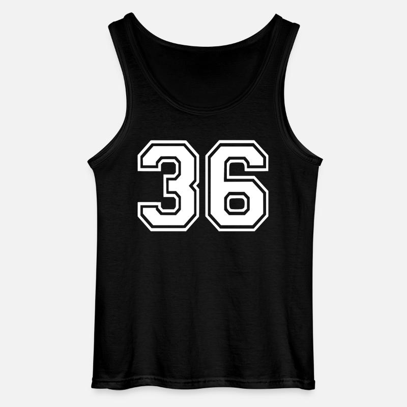 36 - Gildan Männer Tank Top - Schwarz