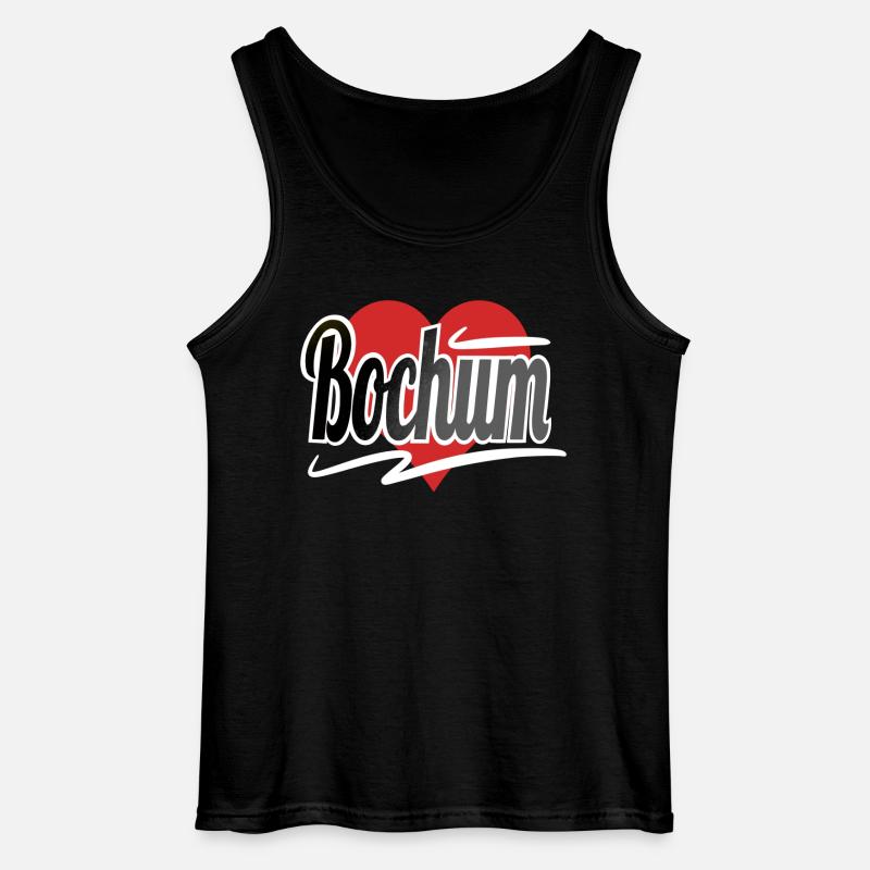 Bochum - Gildan Männer Tank Top - Schwarz