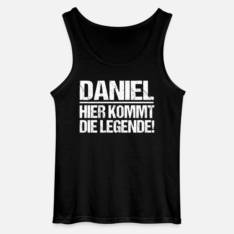 Vorname Daniel - Gildan Männer Tank Top - Schwarz