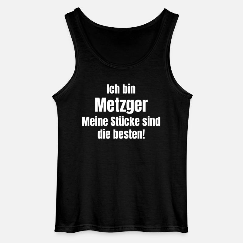 Metzger - Gildan Männer Tank Top - Schwarz