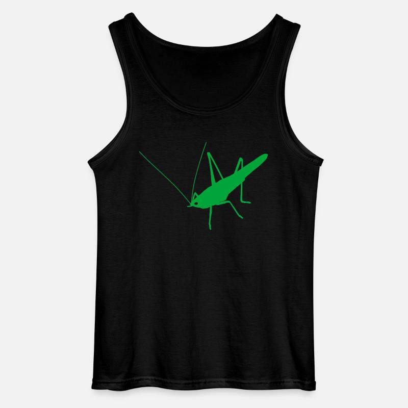Grashüpfer - Gildan Männer Tank Top - Schwarz