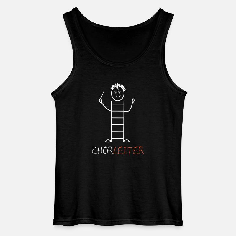 Chorleiter - Gildan Männer Tank Top - Schwarz
