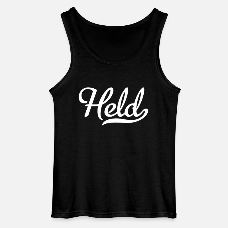 Held - Gildan Männer Tank Top - Schwarz
