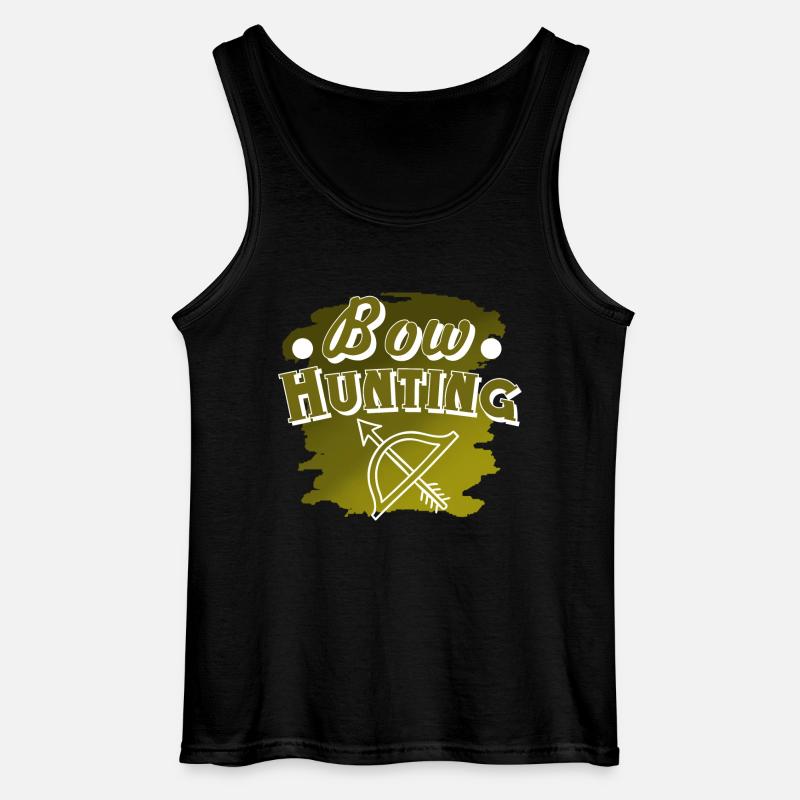 Bow Hunting - Gildan Männer Tank Top - Schwarz