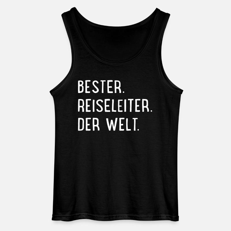 bester reiseleiter - Gildan Männer Tank Top - Schwarz