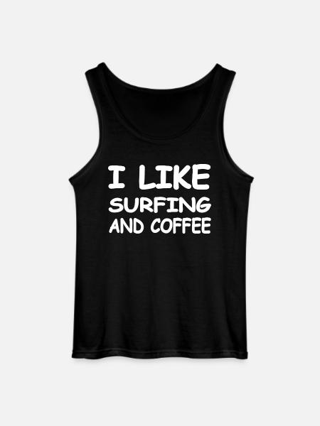 Surfing - Gildan Men’s Tank Top - black
