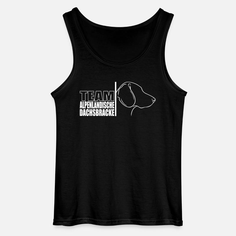 TEAM Alpenländische Dachsbracke Jagdhunde Wilsigns - Gildan Männer Tank Top - Schwarz