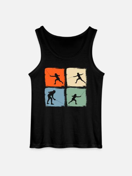 Fencing Fencing - Gildan Men’s Tank Top - black