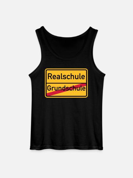 Realschule - Gildan Männer Tank Top - Schwarz
