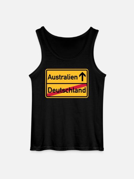 Australien - Gildan Männer Tank Top - Schwarz