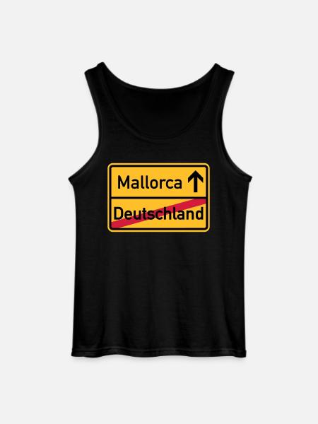 Mallorca - Gildan Männer Tank Top - Schwarz