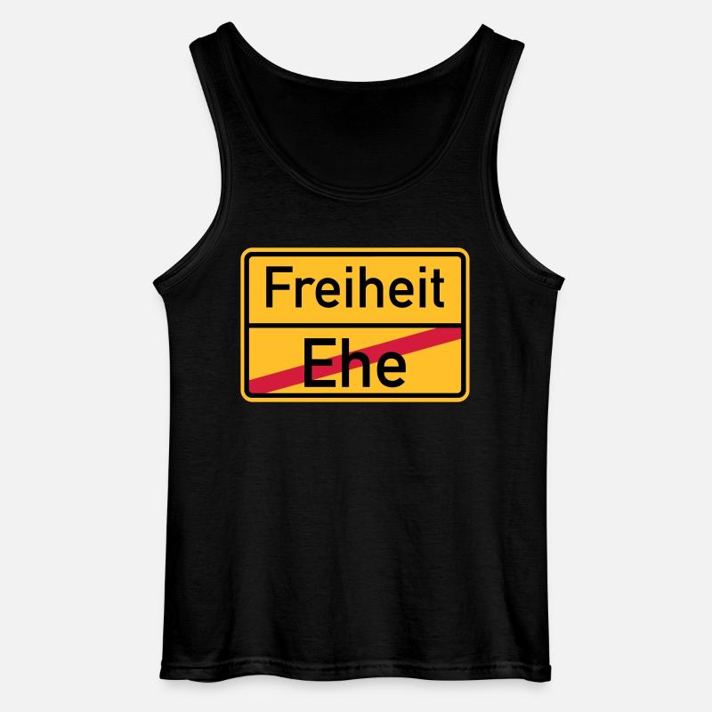 Scheidung - Gildan Männer Tank Top - Schwarz