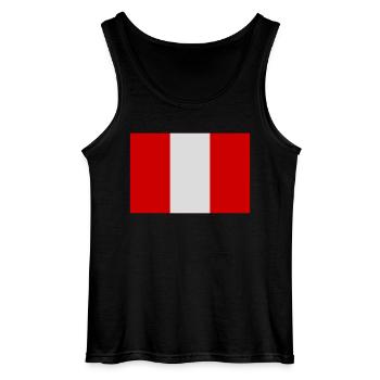 Peru - Gildan Men’s Tank Top - black - Front - AI Model Male 185 dark (185cm)