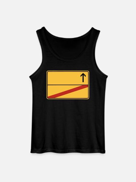 ortsausgang - Gildan Männer Tank Top - Schwarz