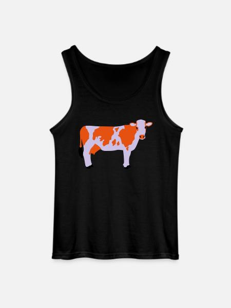 Cow 3 - Gildan Men’s Tank Top - black