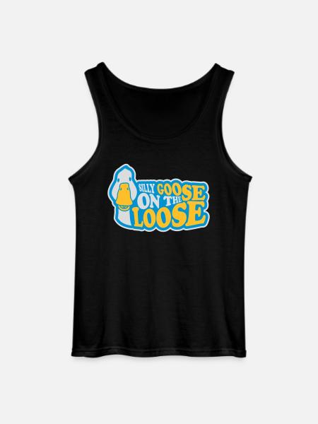 goose on the loose - Gildan Men’s Tank Top - black