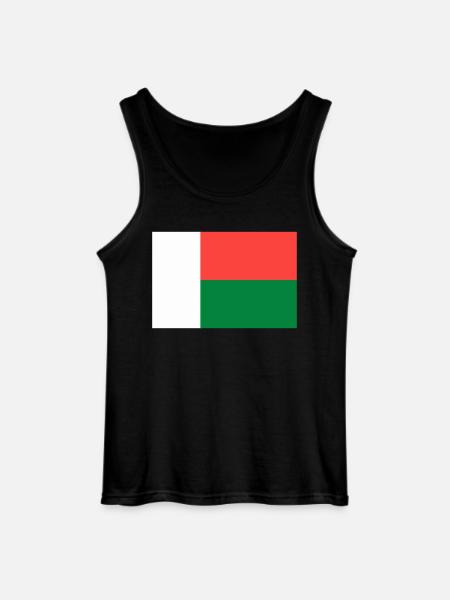 Drapeau Madagascar - Débardeur Gildan Homme - noir