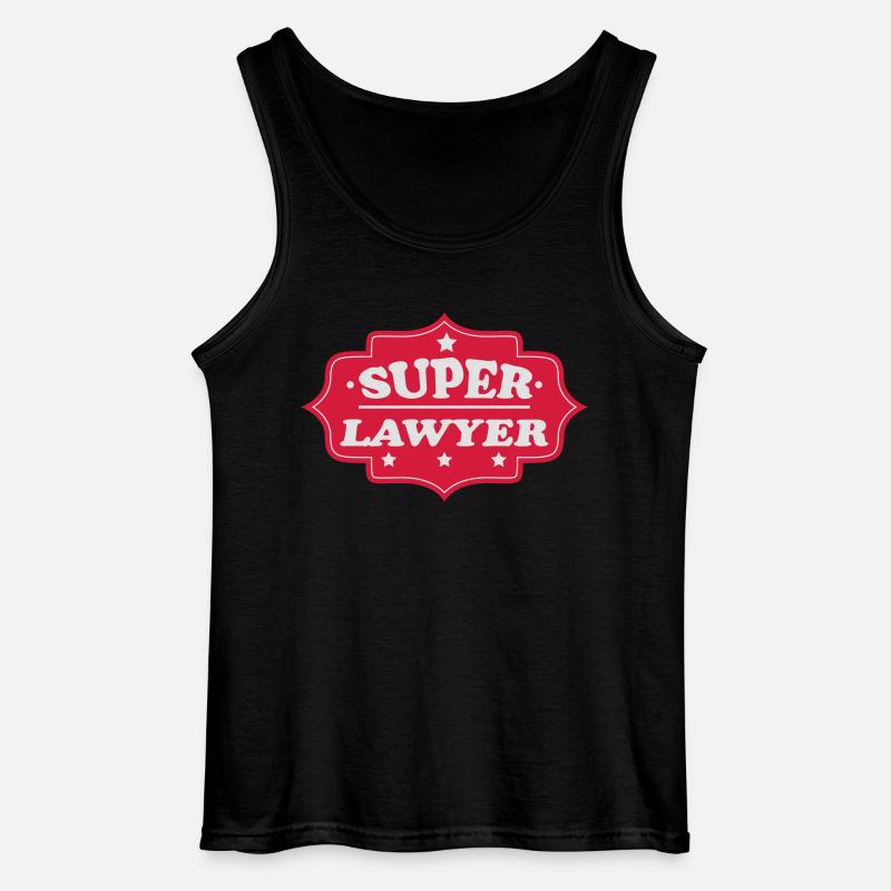Super lawyer - Gildan Männer Tank Top - Schwarz