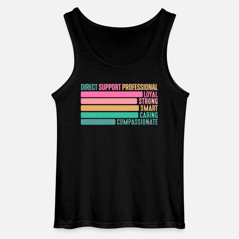 Direct Support Professional - Gildan Men’s Tank Top - black