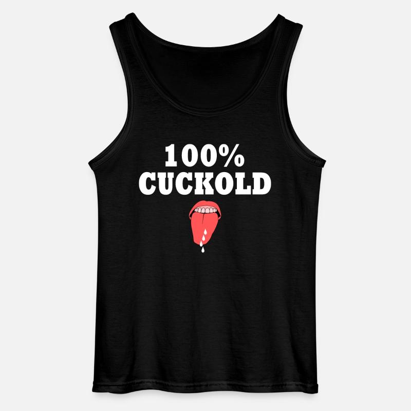 cuckold - Gildan Männer Tank Top - Schwarz