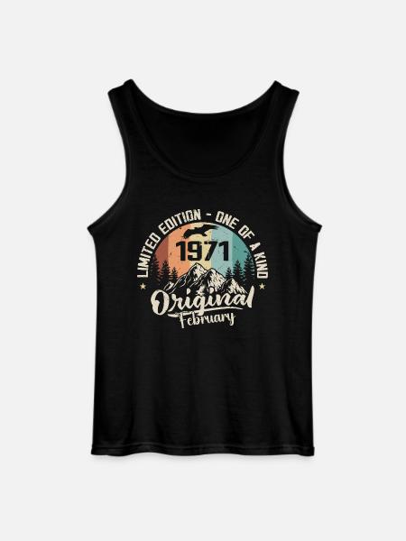 February 1971 - Gift February 1971 - Gildan Men’s Tank Top - black