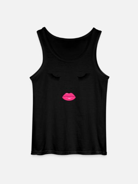 Beauty Face - Gildan Männer Tank Top - Schwarz
