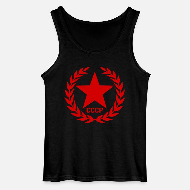 Soviet Union SSSR Soviet Union - Gildan Men’s Tank Top - black