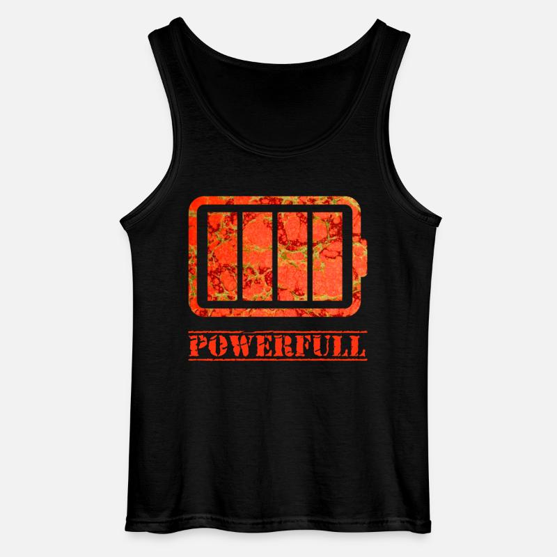 batterie e 213 - Gildan Männer Tank Top - Schwarz