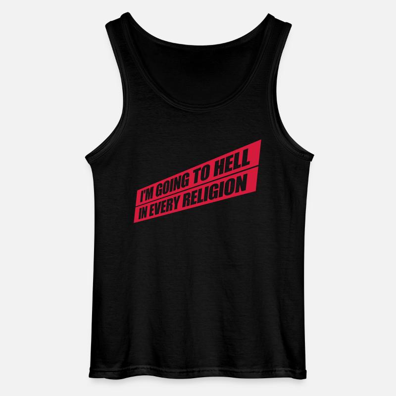 im going to hell - Gildan Männer Tank Top - Schwarz