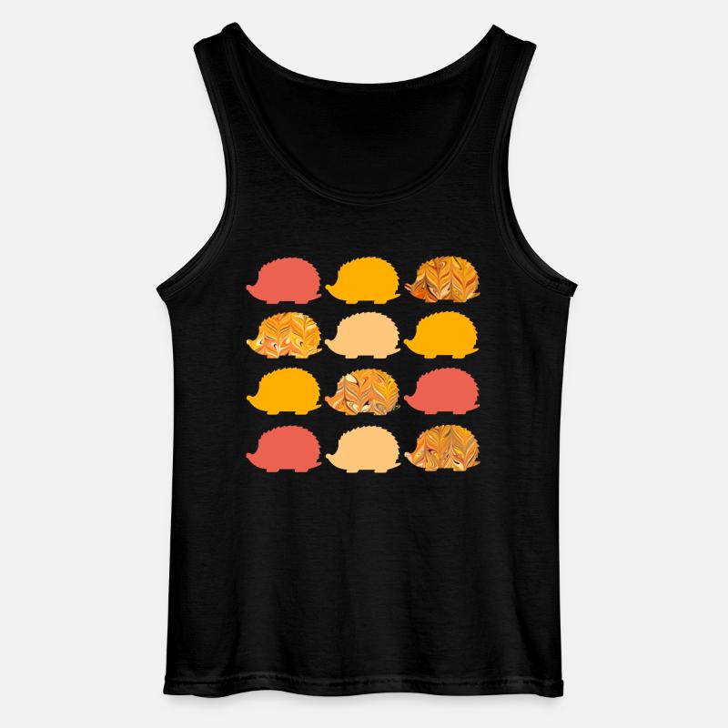 12 igel e 266 - Gildan Männer Tank Top - Schwarz