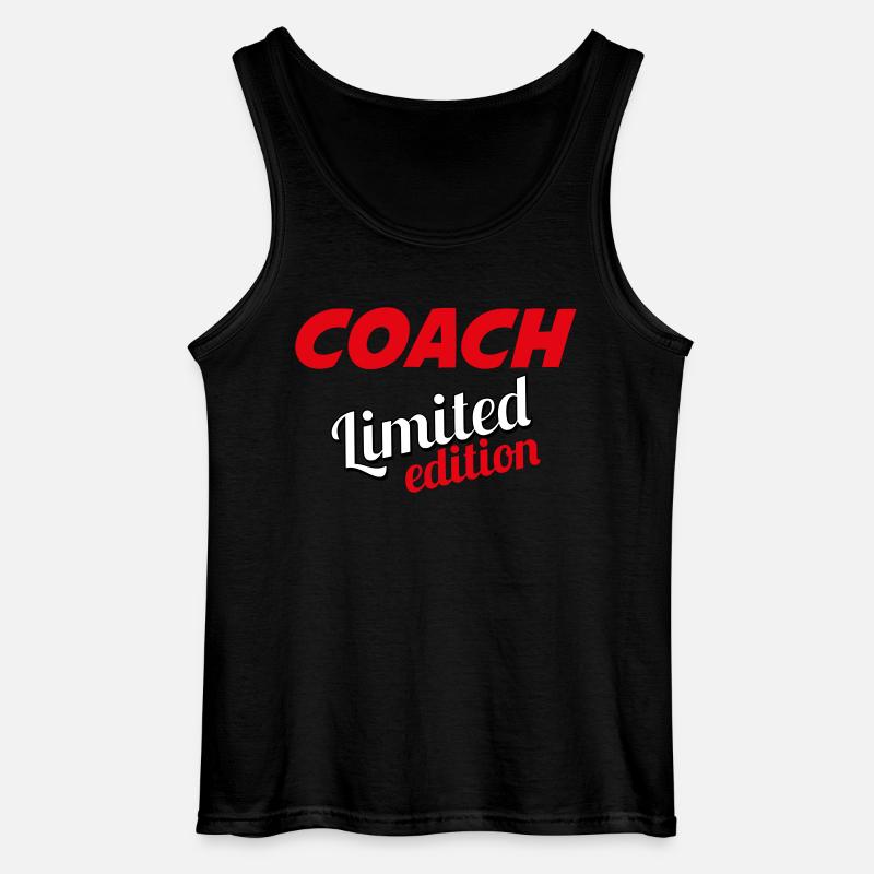 COACH LIMITIERTE AUFLAGE - Gildan Männer Tank Top - Schwarz