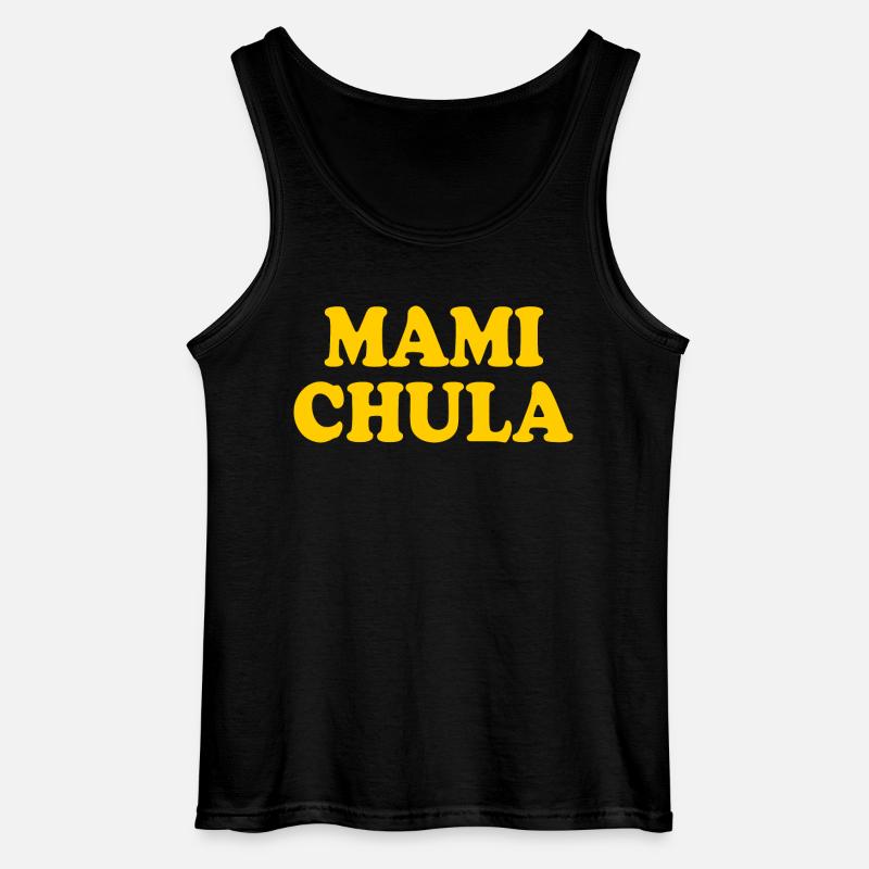 Mami chula - Gildan Männer Tank Top - Schwarz