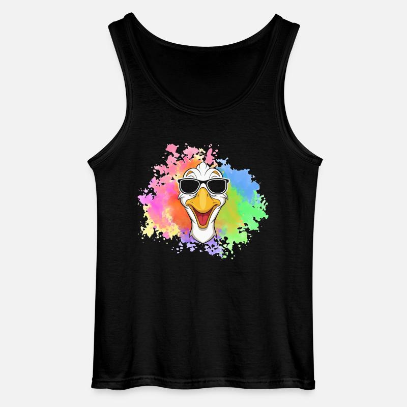 Gans - Gildan Männer Tank Top - Schwarz