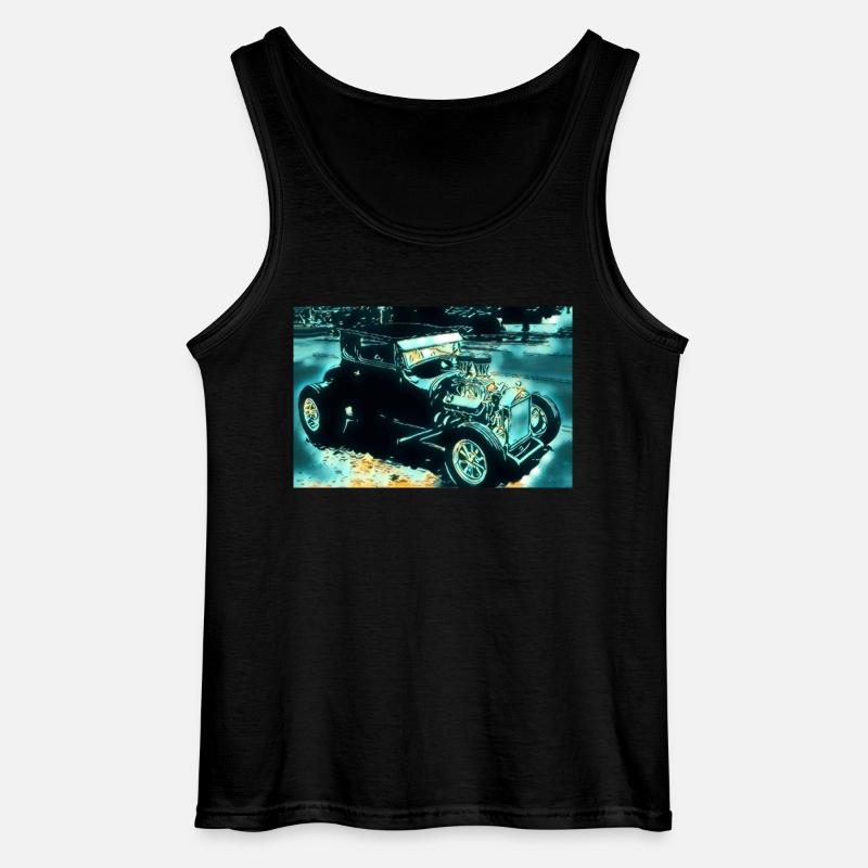 Auto - Gildan Männer Tank Top - Schwarz
