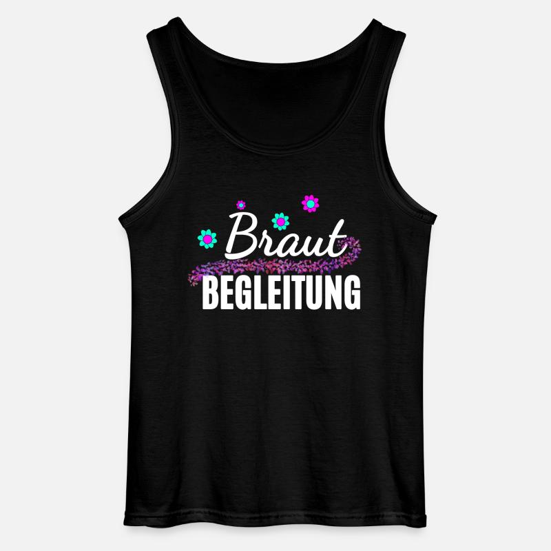Braut Begleitung - Gildan Männer Tank Top - Schwarz