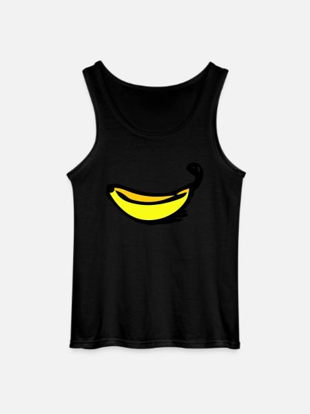 Banana - Gildan Men’s Tank Top - black