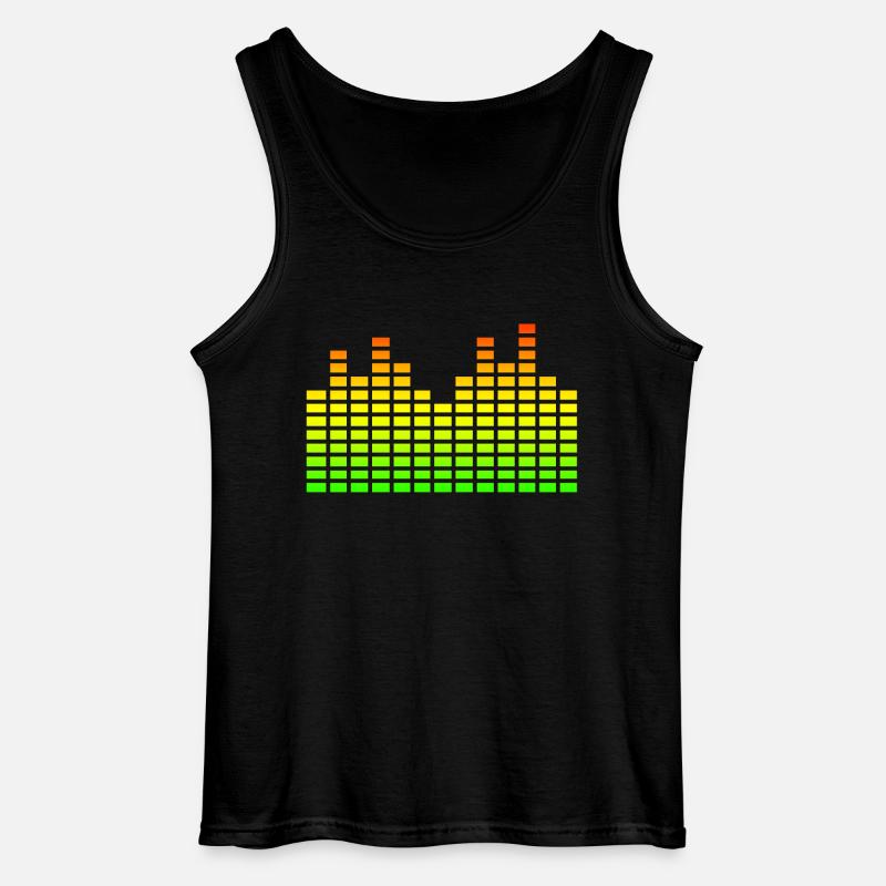 Equalizer - Gildan Männer Tank Top - Schwarz