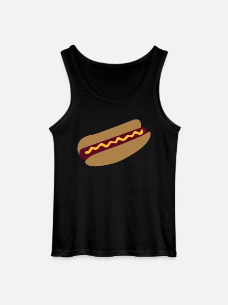 Hot dog - Débardeur Gildan Homme - noir